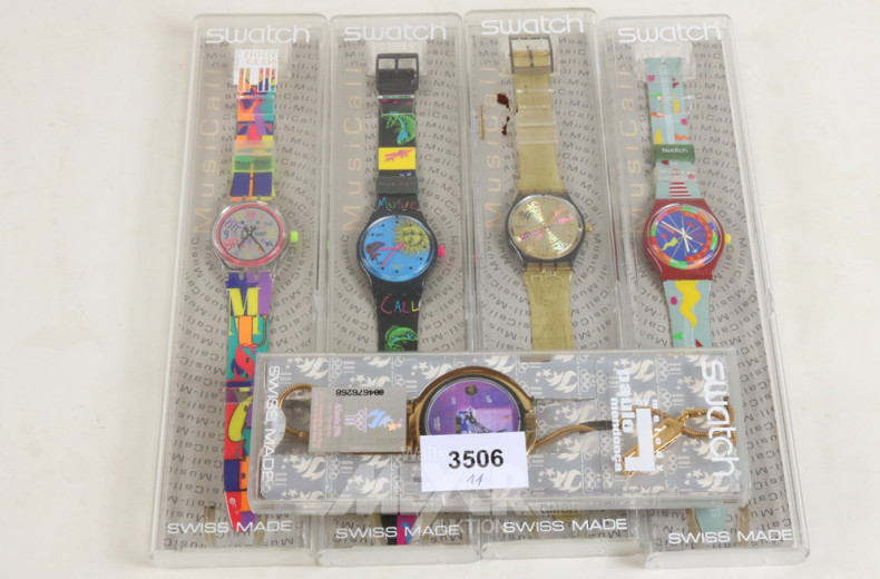 11 Armbanduhren swatch ''MusiCall''