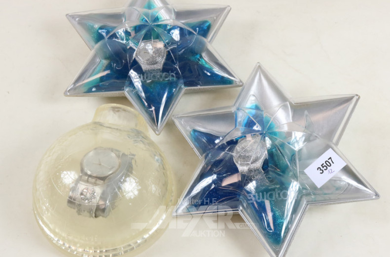 12 Armbanduhren swatch ''Weihnachten''