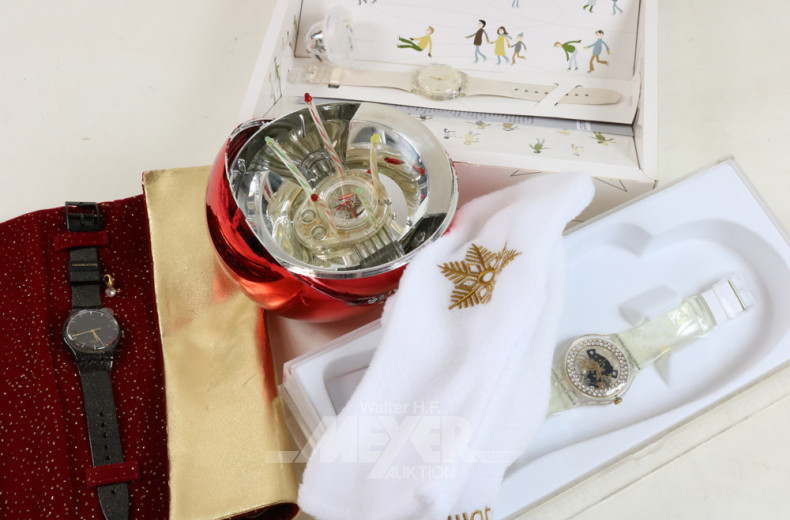 12 Armbanduhren swatch ''Weihnachten''