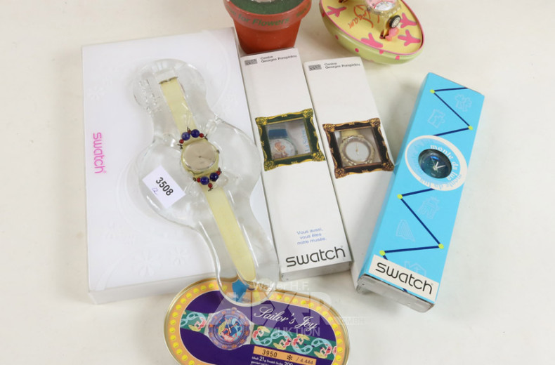 22 versch. Armbanduhren swatch