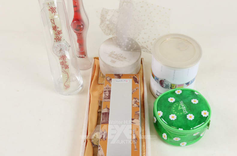 22 versch. Armbanduhren swatch