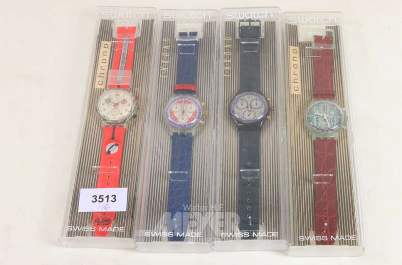 16 Armbanduhren swatch ''Chrono''