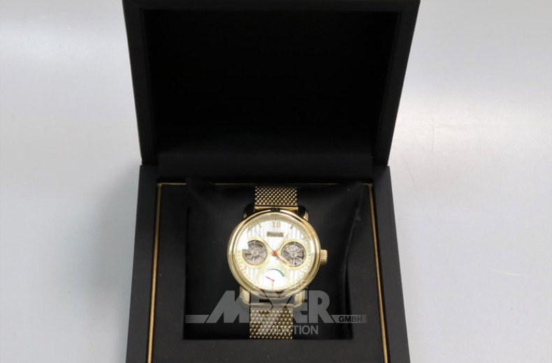 Herrenarmbanduhr PORTAS, Stahl,