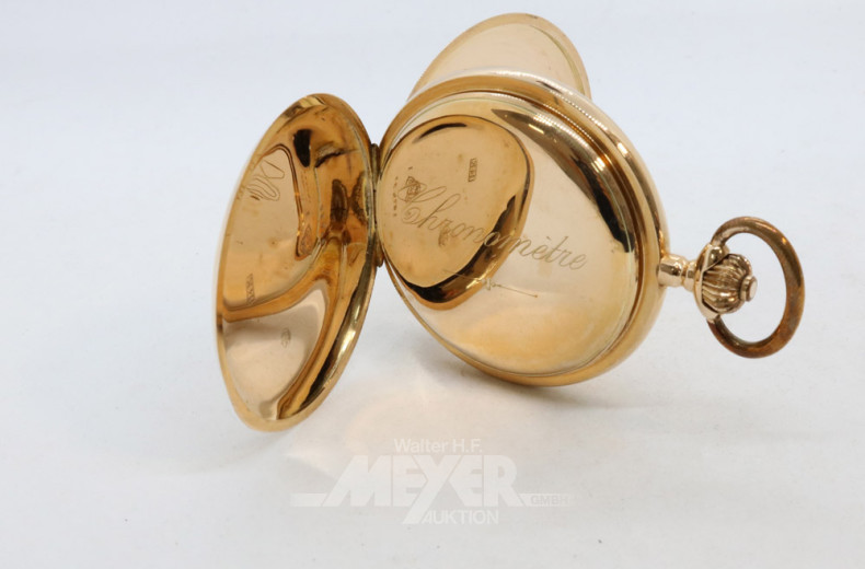 Sprungdeckeltaschenuhr, CHRONOMETRE