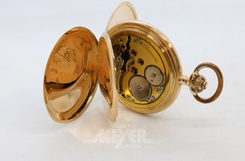 Sprungdeckeltaschenuhr, CHRONOMETRE