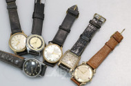 10 versch. Armbanduhren, Vintage