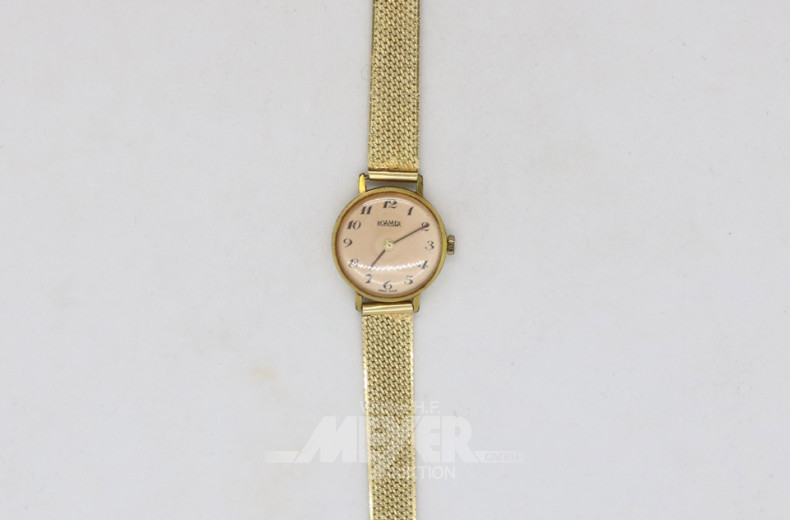 Damenarmbanduhr ''ROAMER'', vergoldet