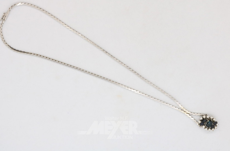 Collier, 585er WG, ca. 16 g. im Verlauf