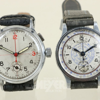 2 versch. Vintage-Uhren u.a. CORTEBERT