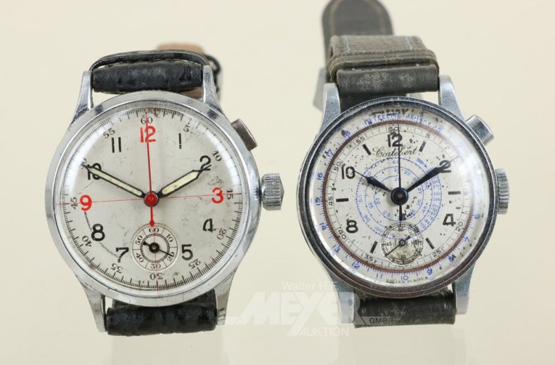 2 versch. Vintage-Uhren u.a. CORTEBERT
