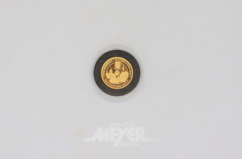 Goldmünze, Fußballweltmeisterschaft