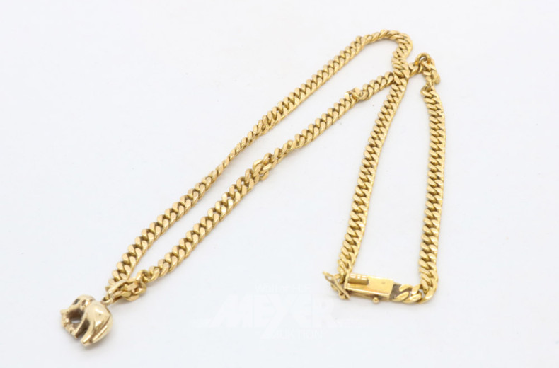 Flachpanzerkette, 585er GG (Säuretest)