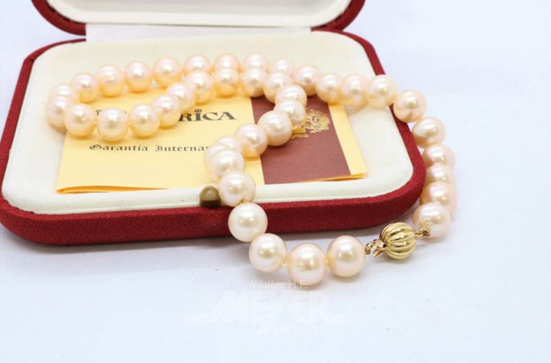 kurze Majorcina Perlenkette,