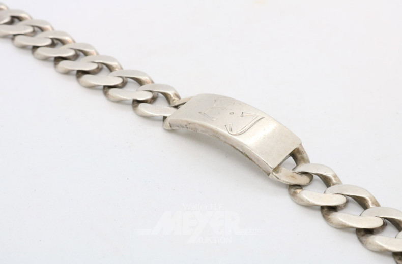 Kettenarmband, 800er Silber