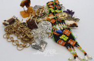 Posten div. Modeschmuck, u.a. Silber: