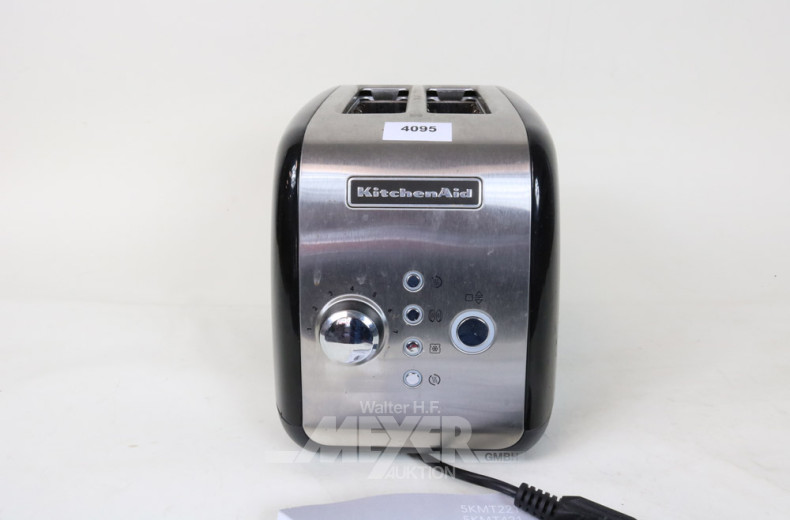 Toaster ''KitchenAid'' 5KMT221, schwarz,