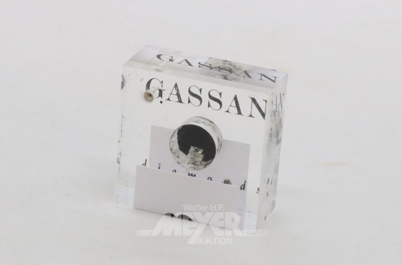 2 lose, ungefasste Brillanten von zus.