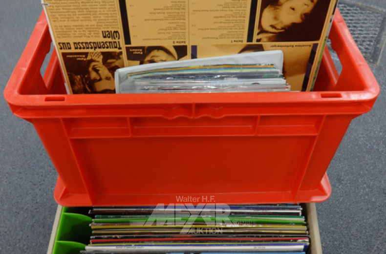 gr. Posten LP's u. Singles: