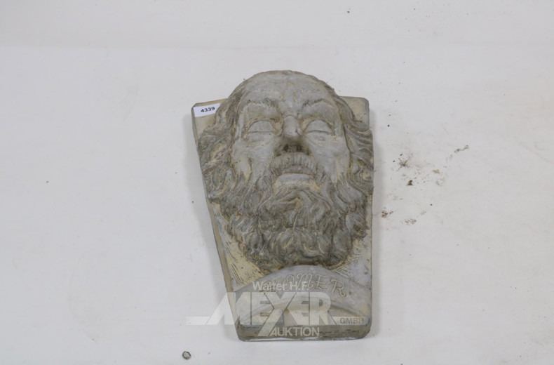 Stein-Wandplakette ''Homers''