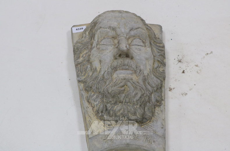 Stein-Wandplakette ''Homers''