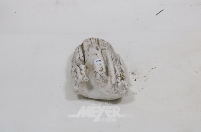 kl. Steinplakette ''Gesicht''