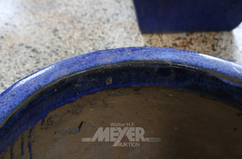 gr. Steingut-Pflanzschale,