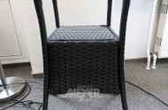 rd. Beistelltisch, Kunststoffgeflecht