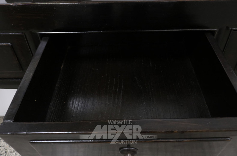 gr. Anrichte, China, Lack schwarz,