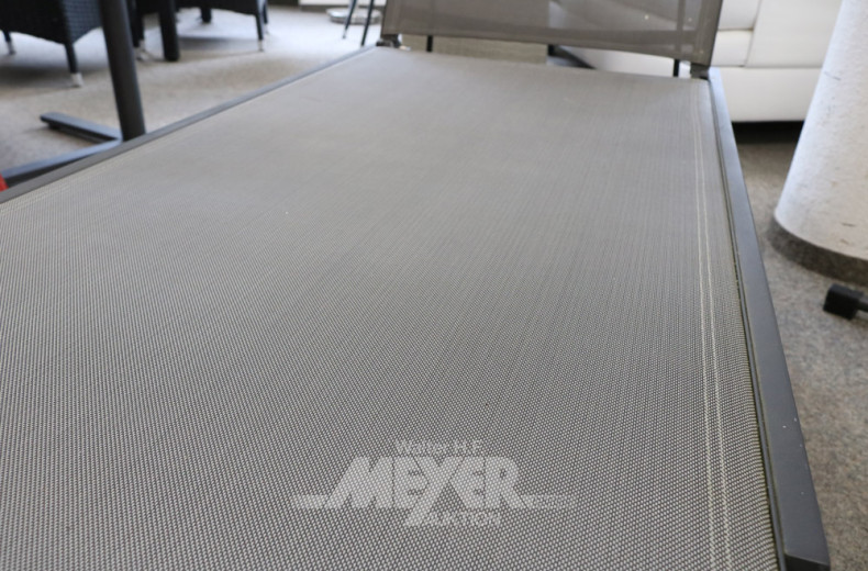 Gartenliege, Aluminium