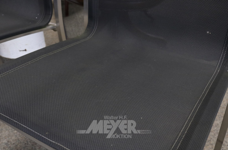 4 Gartenstühle, Aluminium