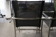 4 Gartenstühle, Aluminium
