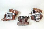 3 versch. Fotokameras: AGFA und KODAK