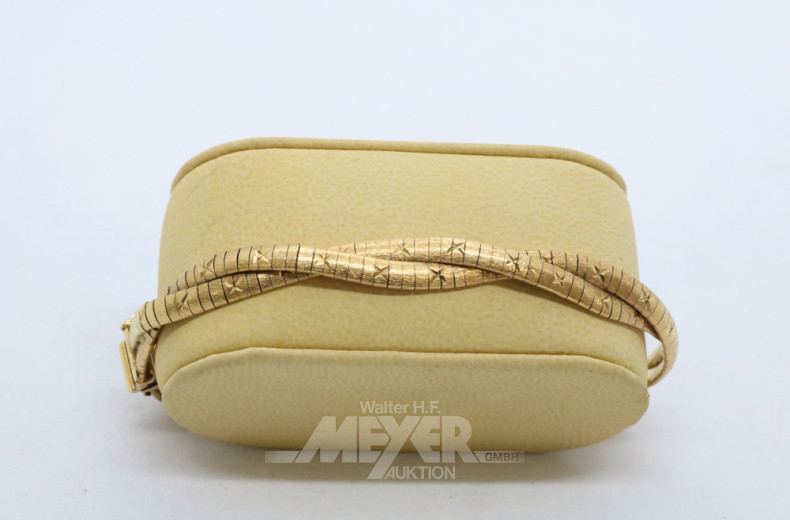 Armband, 750er GG, 2-reihig geflochten