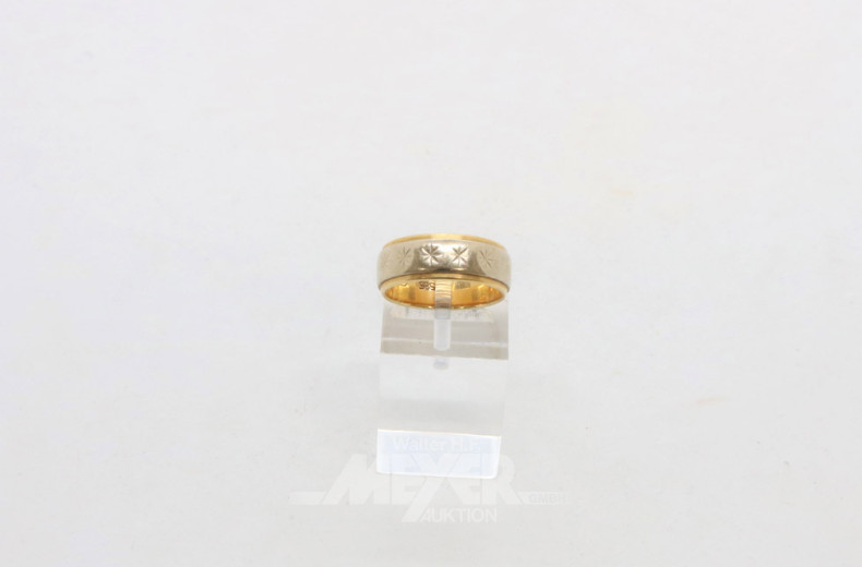Bandring, 585er GG, ca. 6 gr.