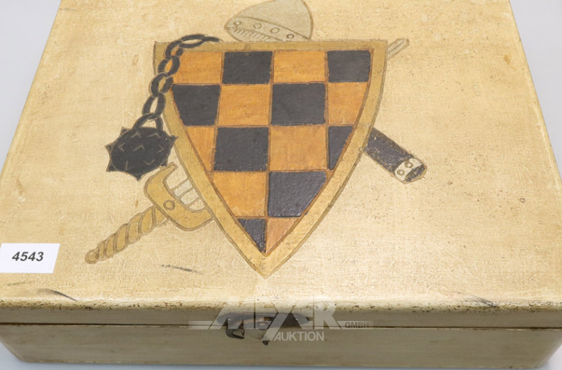 Schachspiel mit Holz-Spielfiguren,