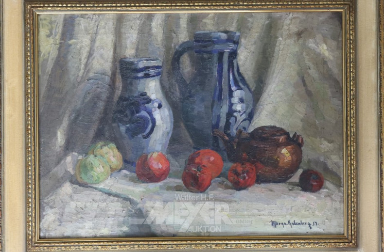 Gemälde ''Stillleben mit Obst'',