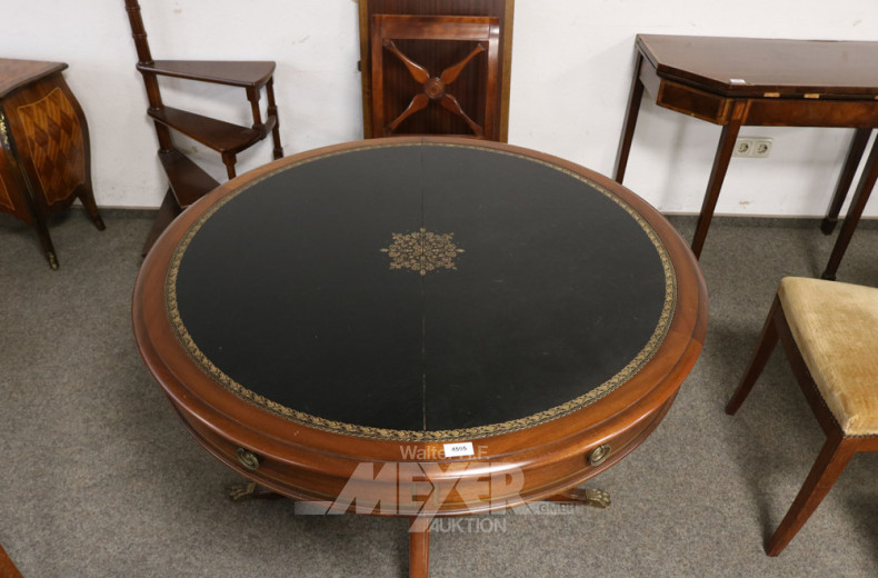 runder Auszugtisch, englicher Stil,