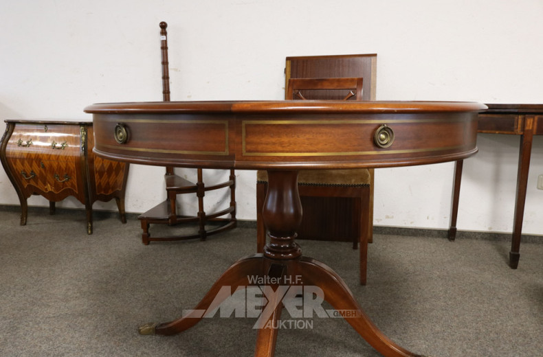 runder Auszugtisch, englicher Stil,