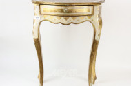 kl. Konsoltisch, goldfarbig