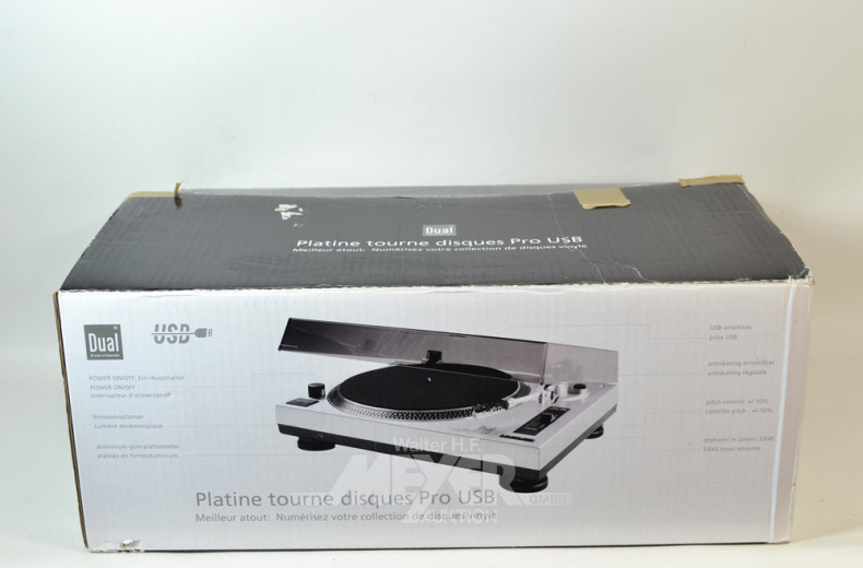 3 versch. Plattenspieler