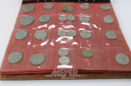 Münzalbum, u.a. DM/Pfennige und EURO