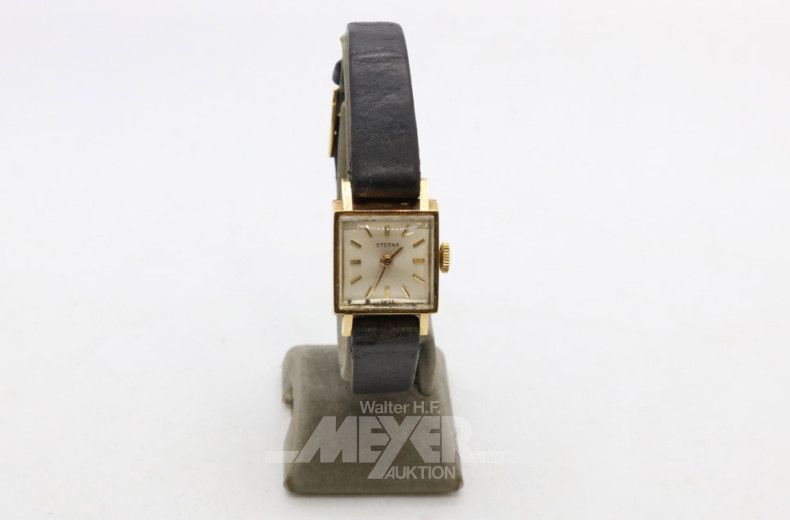 kl. Damenarmbanduhr, 585er GG