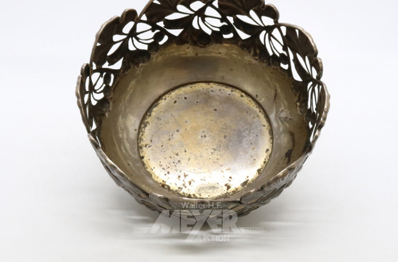kl. Silberschale, 800er, ca. 122 g.,
