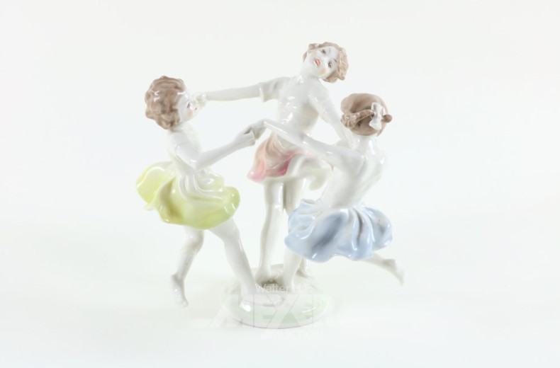 Porzellan-Gruppe ''Reigen''