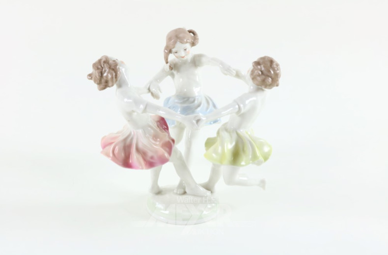 Porzellan-Gruppe ''Reigen''