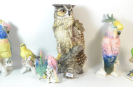 Posten versch. Porz.-Figuren, ''Vögel'':