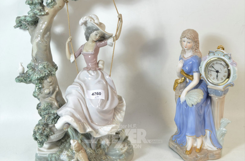 2 Porz.-Figuren, Fabr. Lladro