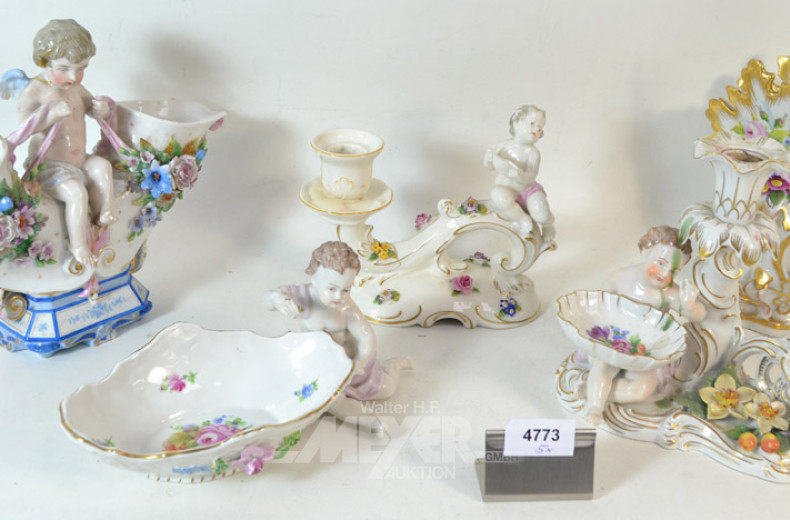 Posten versch. Porz.-Figuren und