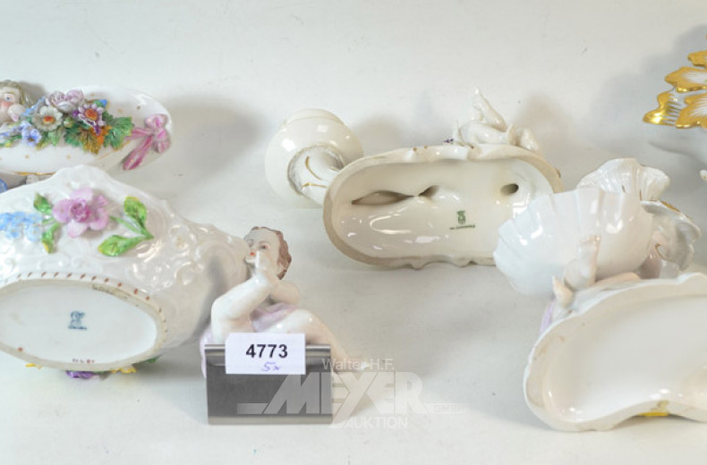 Posten versch. Porz.-Figuren und