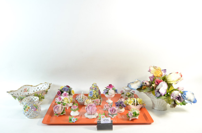 Posten versch. Porz.-Tischdekoration: